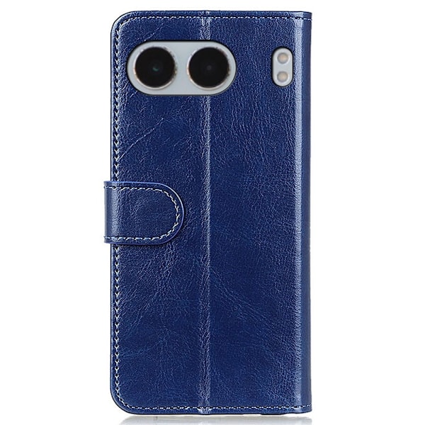 OnePlus Nord 4 Fodral Crazy Horse Retro Blå