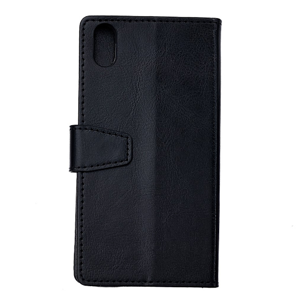 Xiaomi Redmi 9A - Crazy Horse Fodral - Svart Black Svart