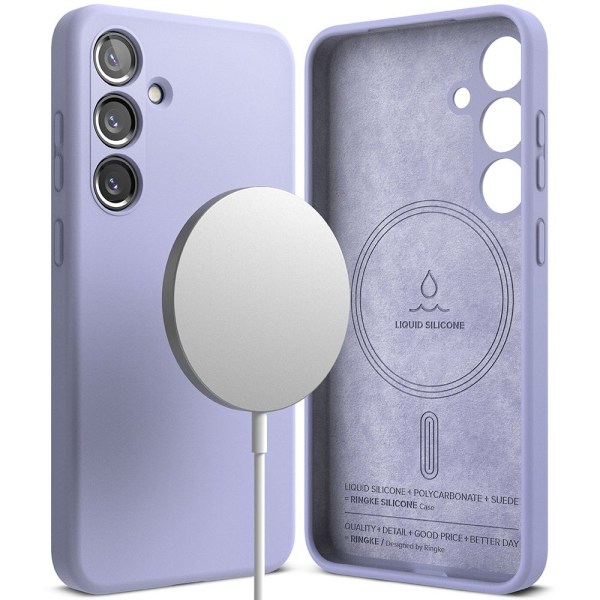 Ringke Galaxy S24 Skal MagSafe Silikon Lavender