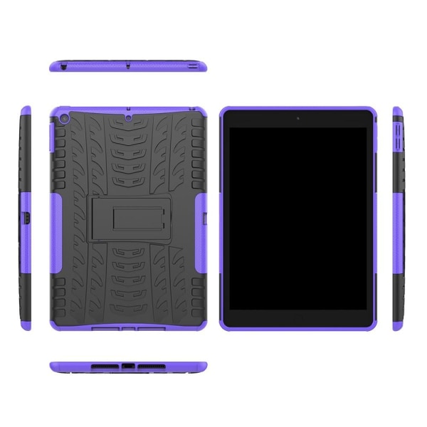 iPad 10.2 2019/2020/2021 Skal Rugged Kickstand Armor Lila Purple Lila