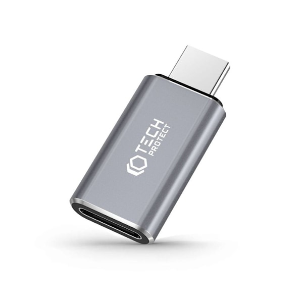 Tech-Protect USB-C Till Lightning Adapter UltraBoost Grå