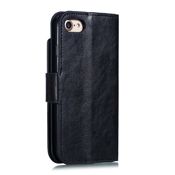 iPhone 7/8/SE (2020/2022) - 9-kort Plånboksfodral - Svart Black Svart