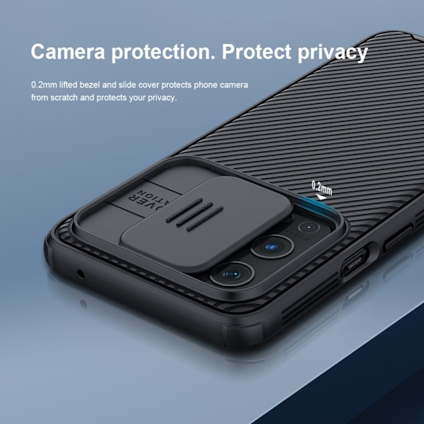 OnePlus 9 Pro - NILLKIN CamShield Pro Skal - Svart Svart