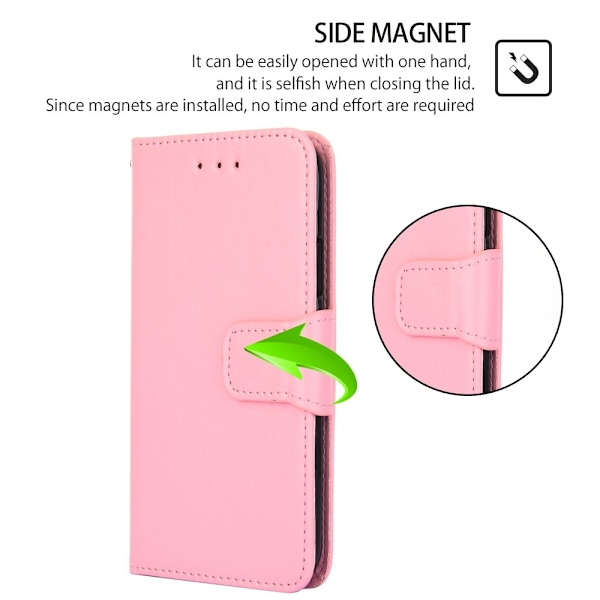 Samsung Galaxy S23 Ultra Fodral Läder Ljus Rosa