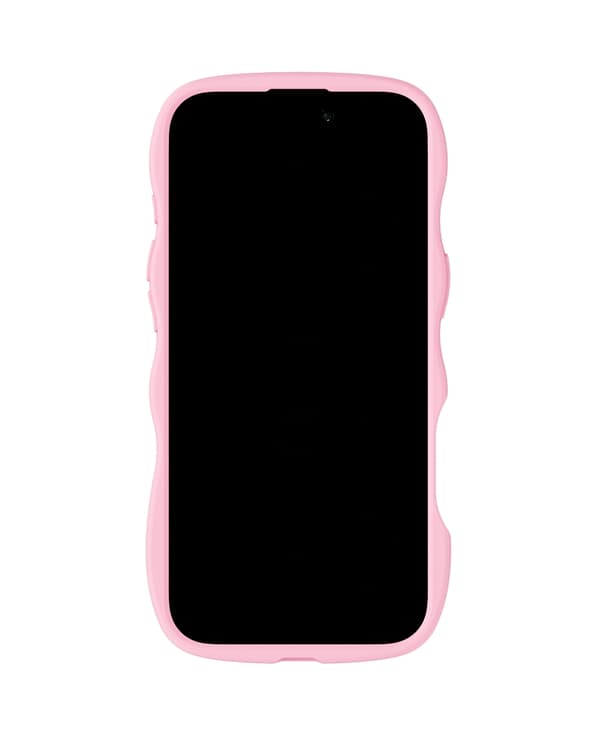 holdit iPhone Air Mobilskal Wavy Pink/Transparent