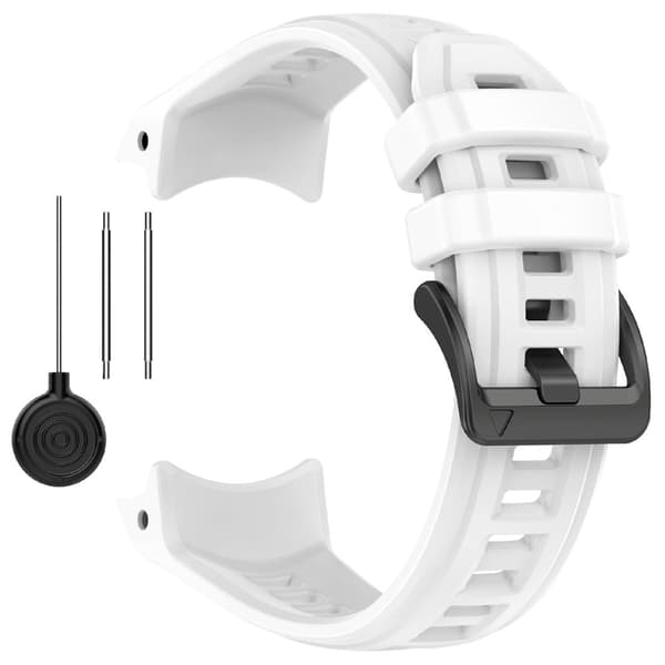 Garmin Instinct 3 45 mm Klockarmband Silikon Vit