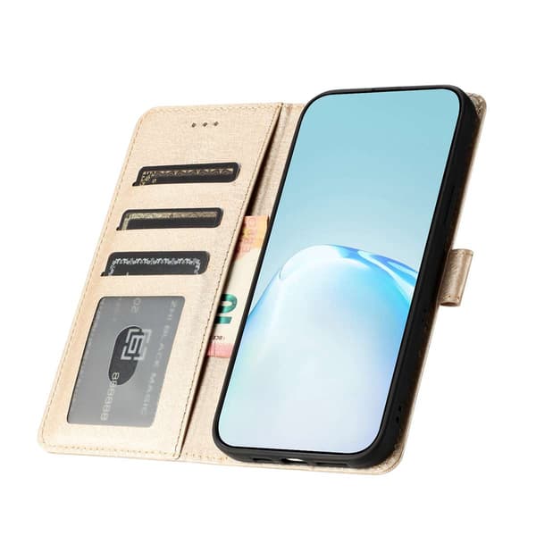 OnePlus Nord CE5 Fodral Läder Guld