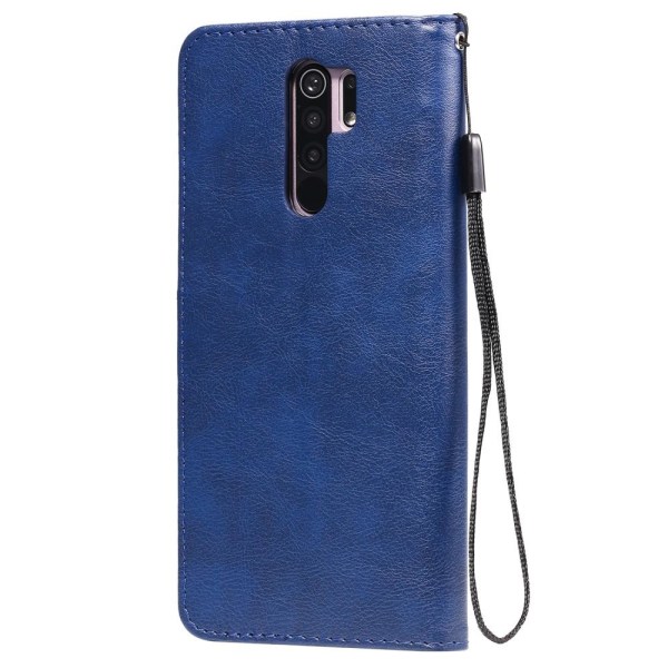 Xiaomi Redmi 9 - Plånboksfodral - Blå Blue Blå