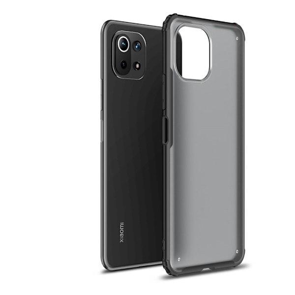 Xiaomi Mi 11 Lite - Shockproof Hybrid Armor Skal - Svart Black Svart