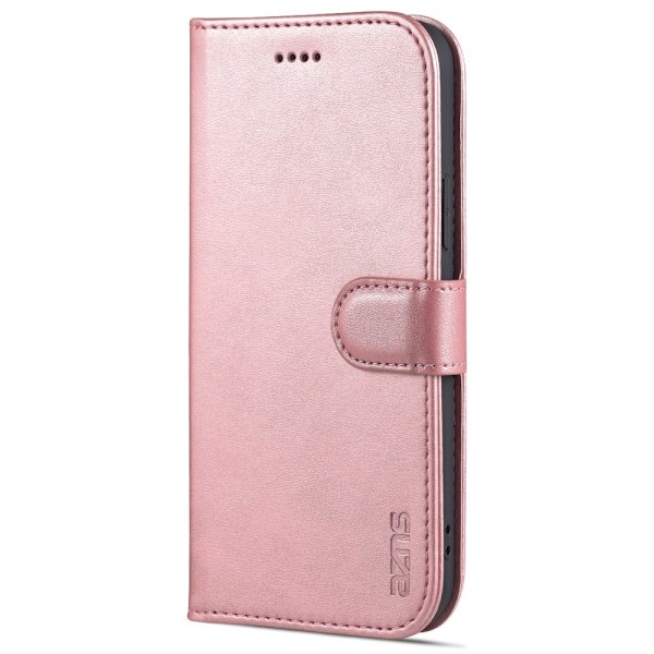 AZNS iPhone 12 Pro Max Fodral Läder Roséguld Rosa guld