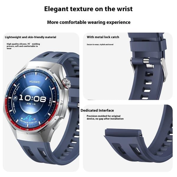 Huawei Watch GT 6 Pro 46 mm Armband FlexSilicone Grön
