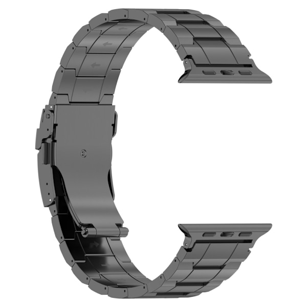 Apple Watch 42/44/45/49 mm Armband Steel Titanium Grå