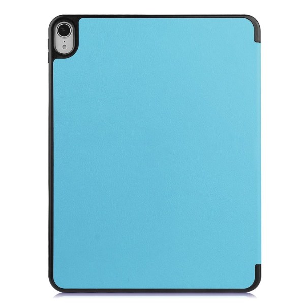 iPad Air 2020/2022/2024 Fodral Tri-Fold Litchi Blå Blue Blå