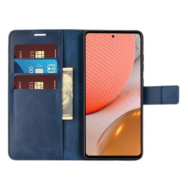 Samsung Galaxy A72 - Plånboksfodral - Blå Blue Blå
