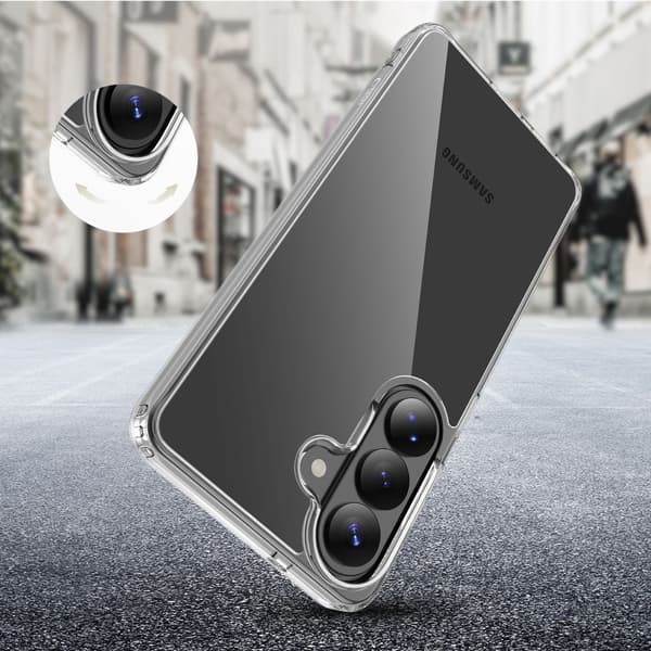 Tech-Protect Galaxy S26 Plus Skal FlexAir Hybrid Transparent