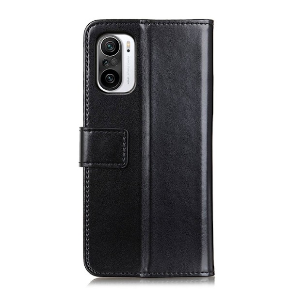 Xiaomi Mi 11i - Tri-Color Läder Fodral - Svart Svart