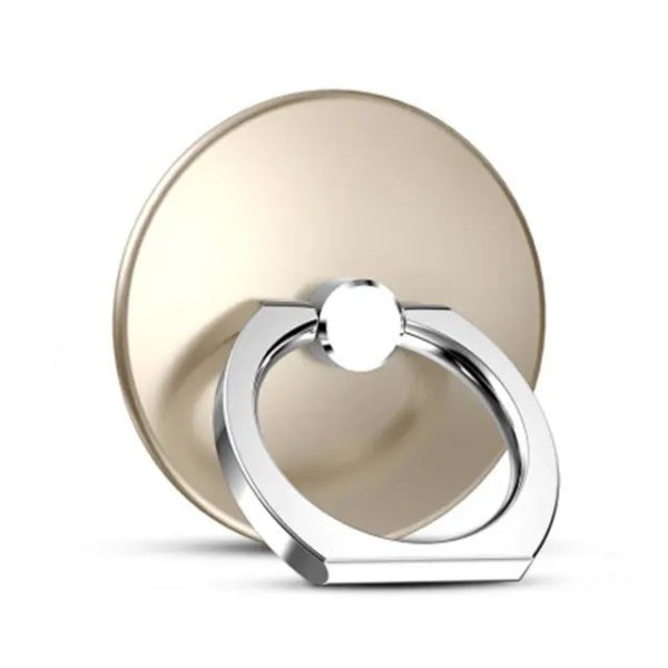 Universal Ring Hållare - Guld Rund