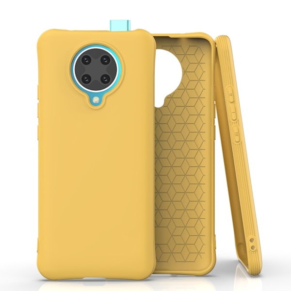 Xiaomi Poco F2 Pro - Matt TPU Skal - Gul Yellow Gul