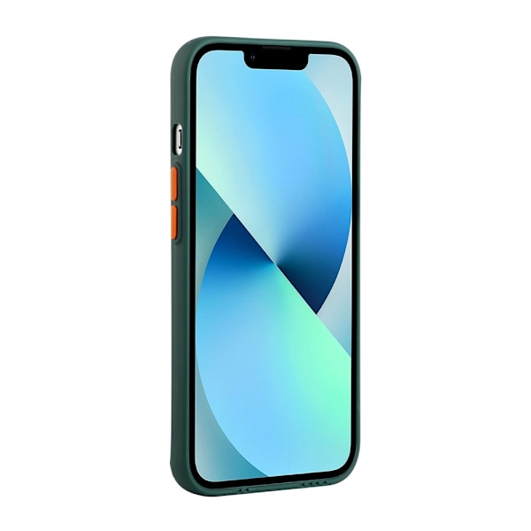 iPhone 13 Skal Med Kortfack Mörk Grön