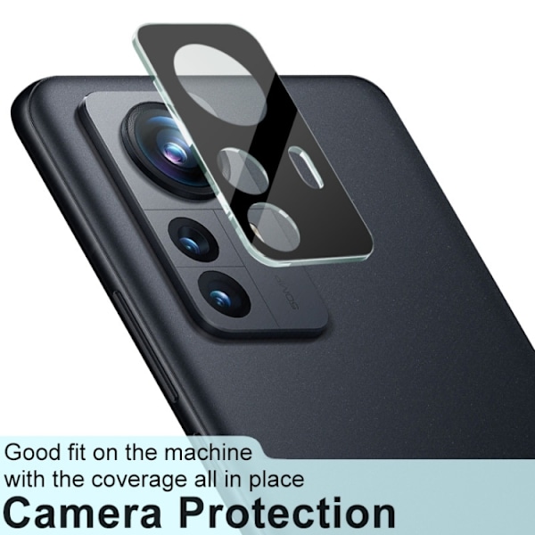 IMAK Xiaomi 12 Pro Linsskydd Härdat Glas Svart