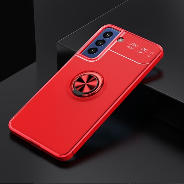 Samsung Galaxy S21 FE Skal Ring Röd
