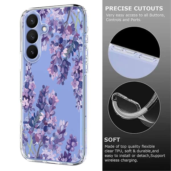 Samsung Galaxy S26 Skal Med Tryck Blommor