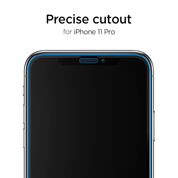 Spigen iPhone 11 Pro Max ALM Glas FC Heltäckande Skärmskydd