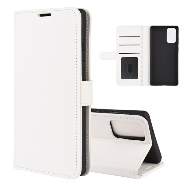Samsung Galaxy Note 20 - Crazy Horse Plånboksfodral - Vit White Vit