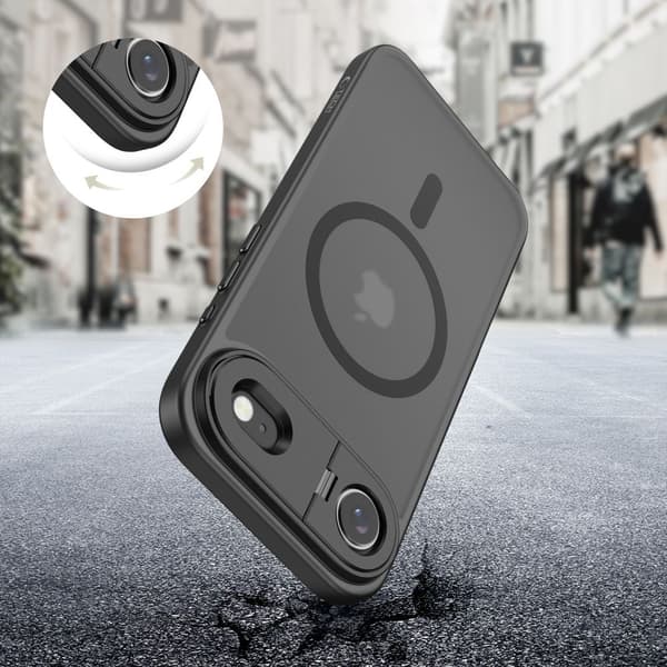 Tech-Protect iPhone Air Skal MagSafe MagStand Svart