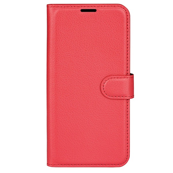 Xiaomi 14 Fodral Litchi Läder Röd