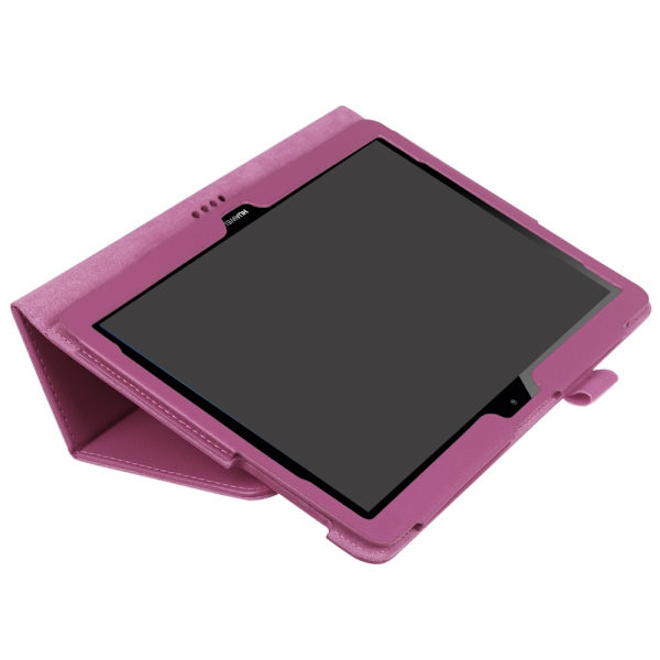 Huawei MediaPad T3 10 - Litchi läderfodral - Lila Purple Lila