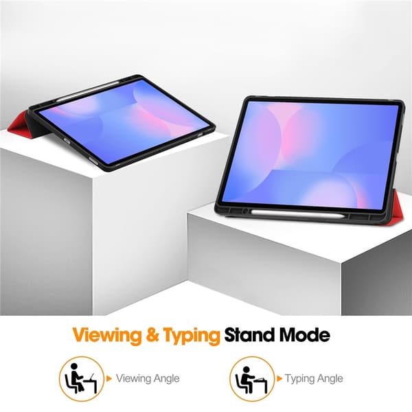 Samsung Galaxy Tab S10 FE Plus Fodral Tri-Fold Pennhållare