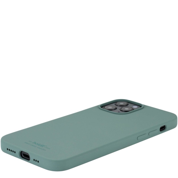 iPhone 12/12 Pro - holdit Mobilskal Silikon - Moss Green Moss Green