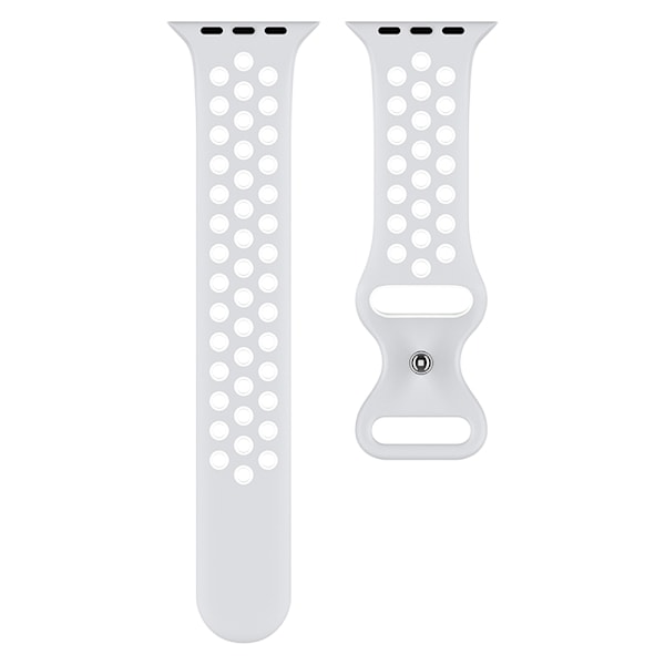 Sportarmband Dual-Color Apple Watch 42/44/45/49 mm (M/L) Grå/Vit