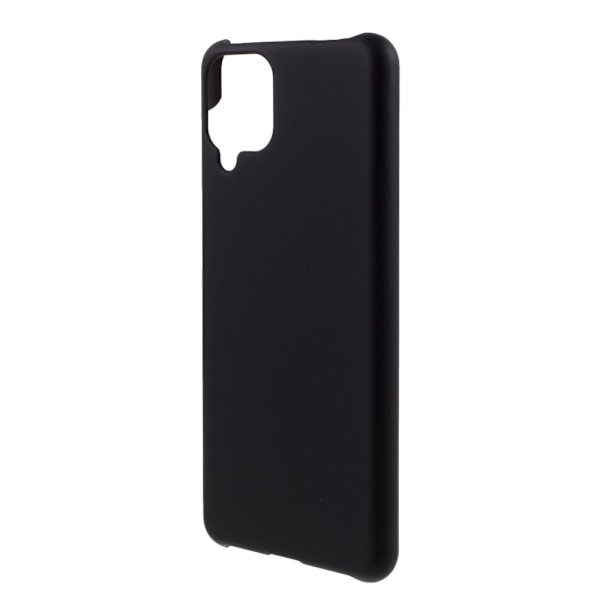 Samsung Galaxy A12 - Gummi Touch Skal - Svart Black Svart
