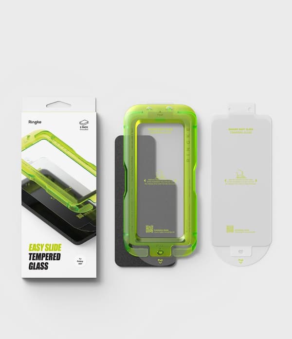 Ringke Galaxy A57 5G 2-PACK Easy Slide Skärmskydd Härdat Glas