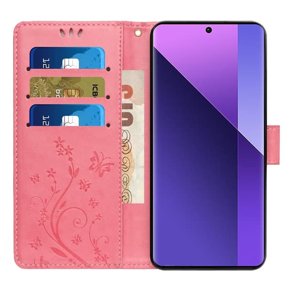 Google Pixel 10a Fodral Med Blommigt Tryck Rosa