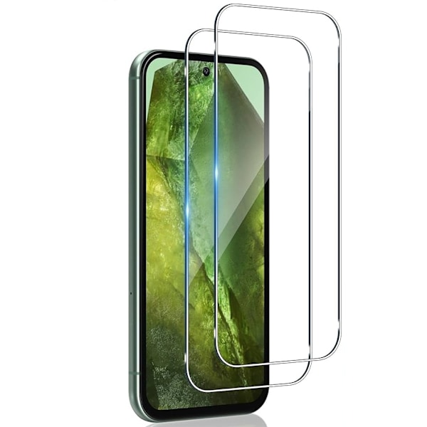 2-Pack Google Pixel 9/9 Pro Skärmskydd i Härdat Glas
