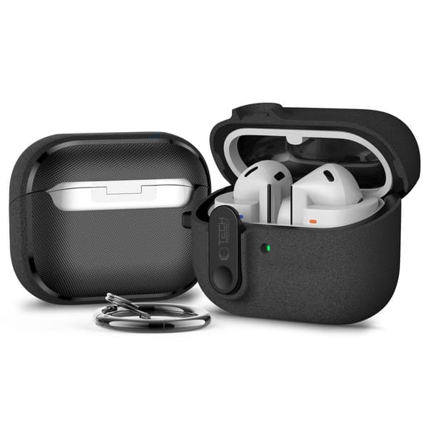 Tech-Protect Galaxy Buds 3/3 Pro/3 FE Skal Slim Hook Svart