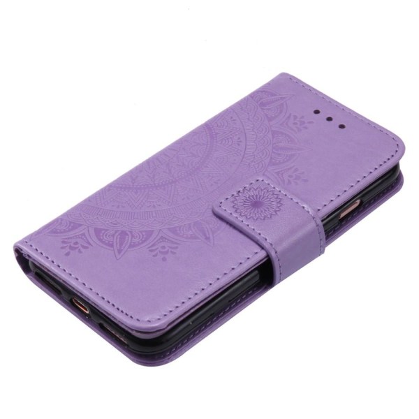 iPhone 7/8/SE (2020/2022) - Mandala Plånboksfodral - Lila Purple Lila