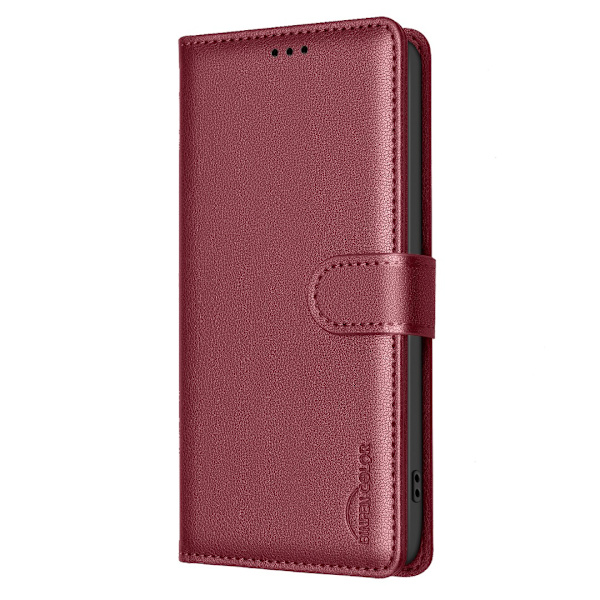 BINFEN iPhone 17 Pro Max Fodral RFID Läder Röd