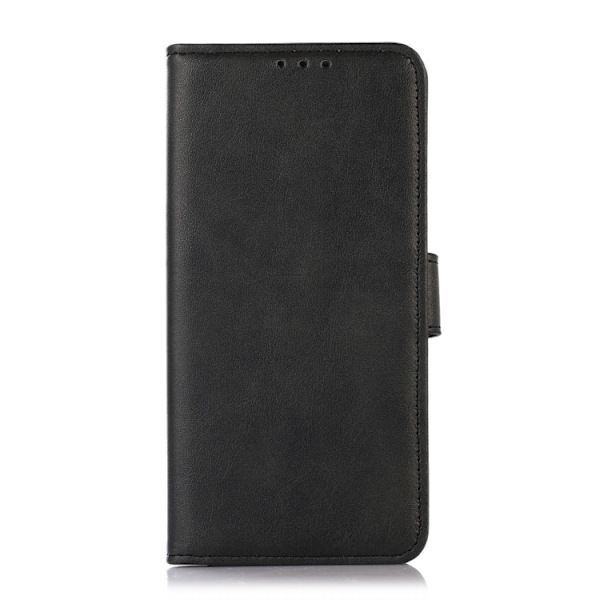 Motorola Moto G73 5G Fodral Solid Läder Svart