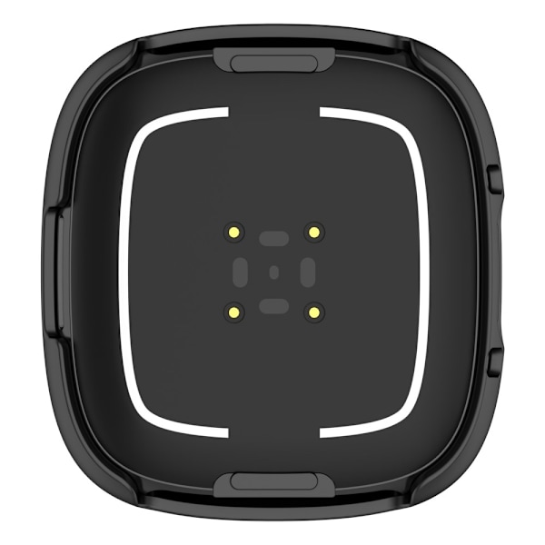 Fitbit Versa 4/Sense 2 Skal Med Skärmskydd Svart