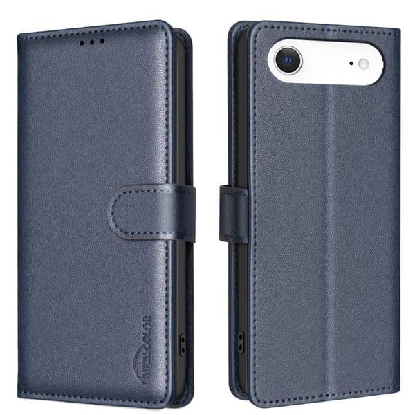 BINFEN iPhone Air Fodral RFID Läder Blå