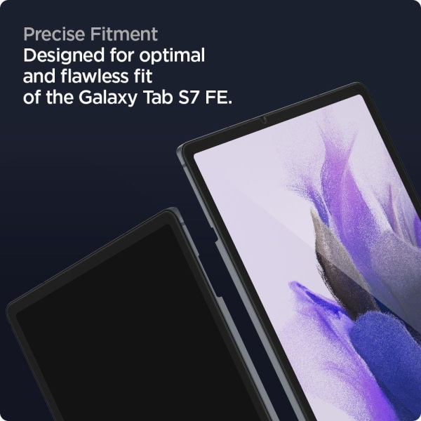 Spigen Samsung Galaxy Tab S7 FE "Ez Fit" Glas.tR Skärmskydd
