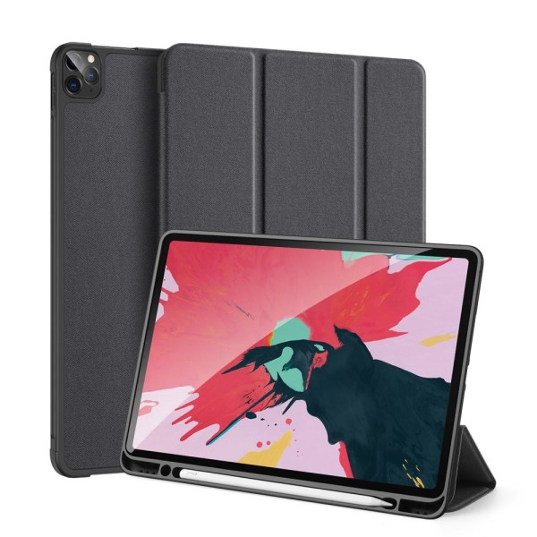 iPad Pro 11 (2018/2020) - DUX DUCIS DOMO Tri-Fold med pennhållar Black Svart