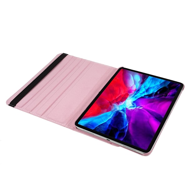 iPad Pro 12.9 (2018/2020) - 360° Rotation Fodral - Ljus Rosa LightPink Ljus Rosa