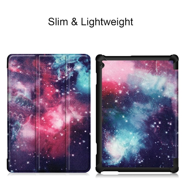 Lenovo Tab M10 TB-X605F TB-X505F Tri-Fold Fodral - Cosmic Space