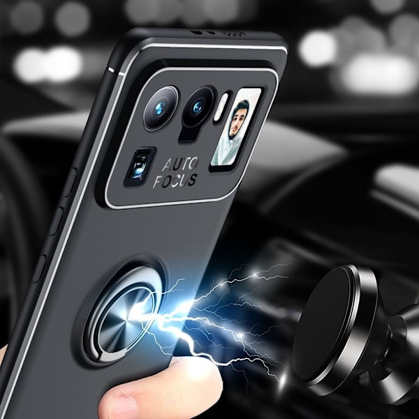 Xiaomi Mi 11 Ultra - Ring Skal - Blå Blå