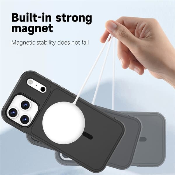 iPhone 17 Pro Max Skal MagSafe Hybrid Svart